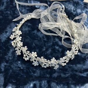 Pearl Crystal Vine headband